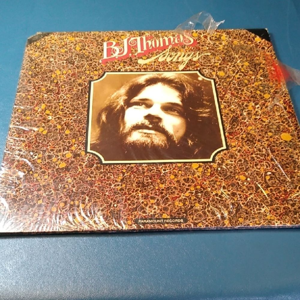 Vintage BJThomas Vinyl Record with Artistic Cover